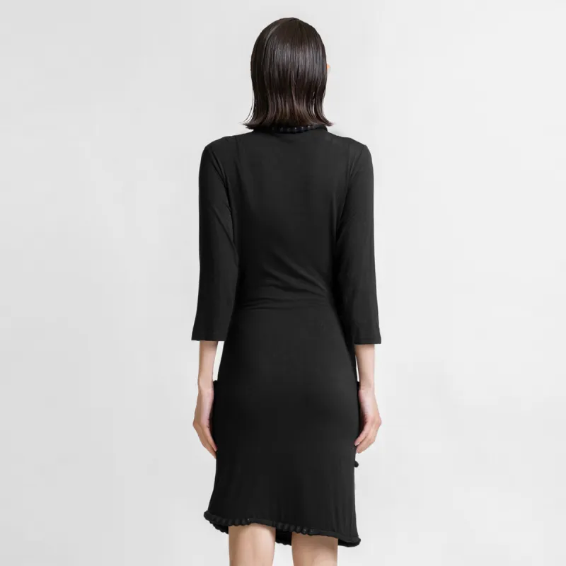 LIZZY Short Sleeved Dresses Women's Black-1