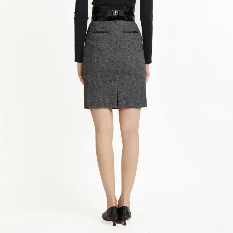LIZZY Casual Short Skirts Women's Black-3