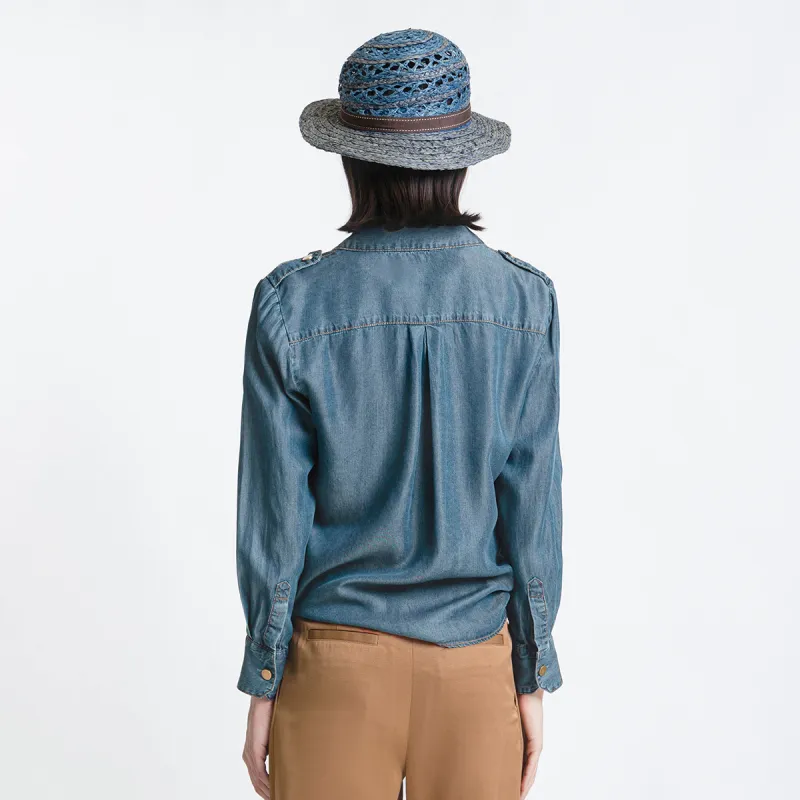 LIZZY Denim Jacket Women's Blue-1