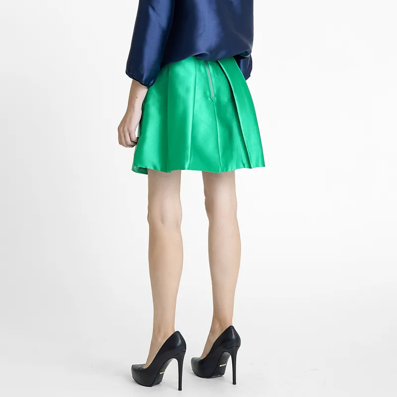 LIZZY Casual Short Skirts Women's Green-3
