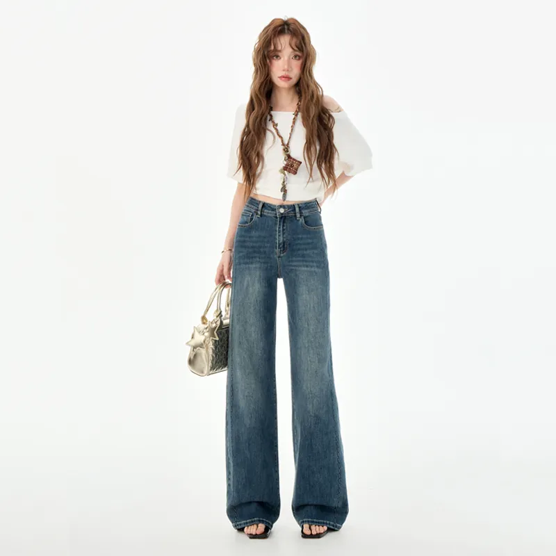 Ordifen Jeans Women's Vintage Blue-6