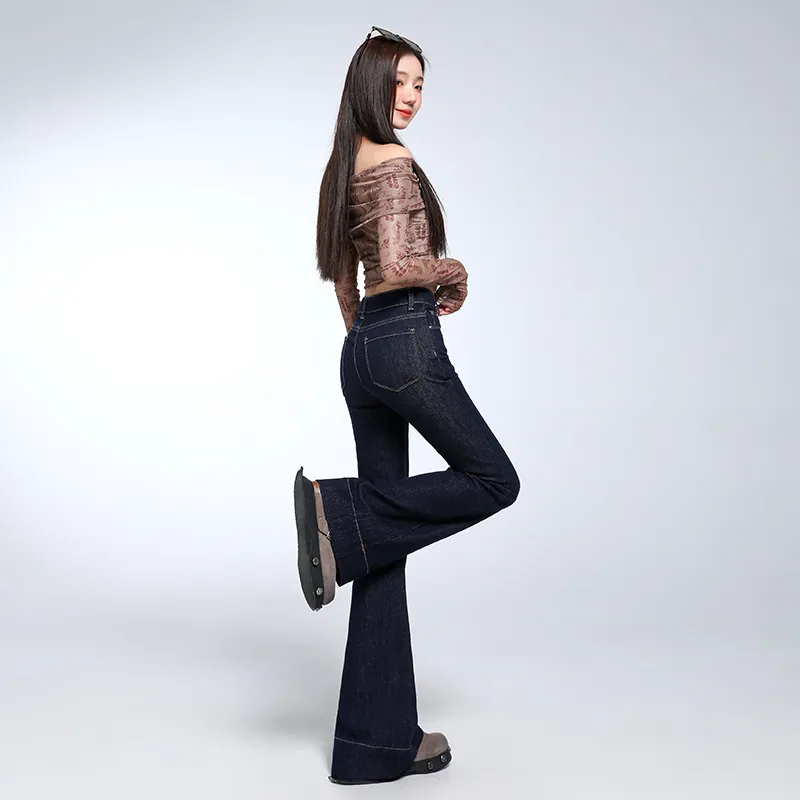 Ordifen Jeans Women's Denim Blue-6