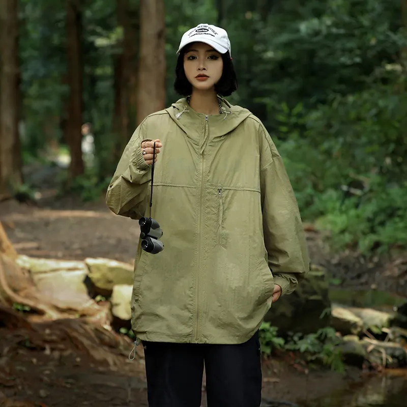 Ordifen Super Light, Breathable, Quick Dry, Waterproof, Windproof, UV Protection Sun Protection Clothing Women's-7