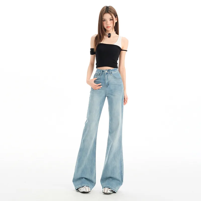 Ordifen Jeans Women's Light Blue-2