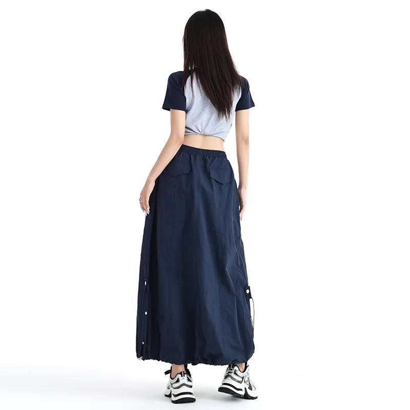 Ordifen Casual Long Skirt Women's-9
