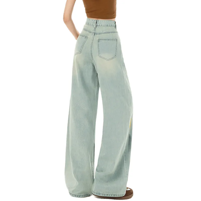 Ordifen Jeans Women's Elegant Green-1