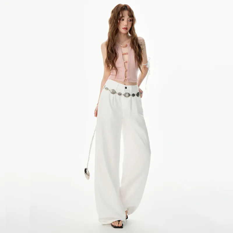 Ordifen Jeans Women's White-6