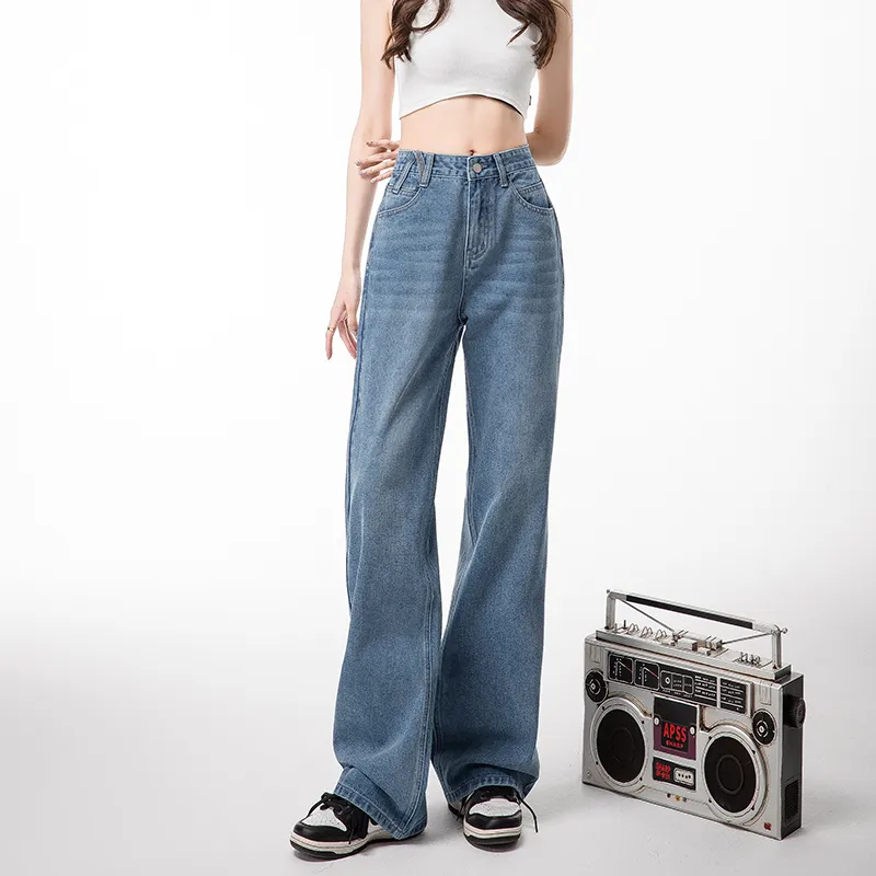 Ordifen Jeans Women's Blue-5