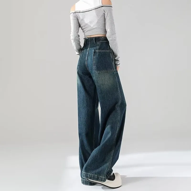 Ordifen Jeans Unisex Vintage Blue-3