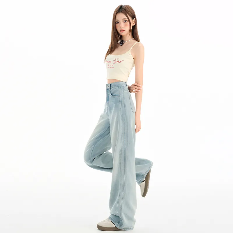 Ordifen Jeans Women's Light Blue-6