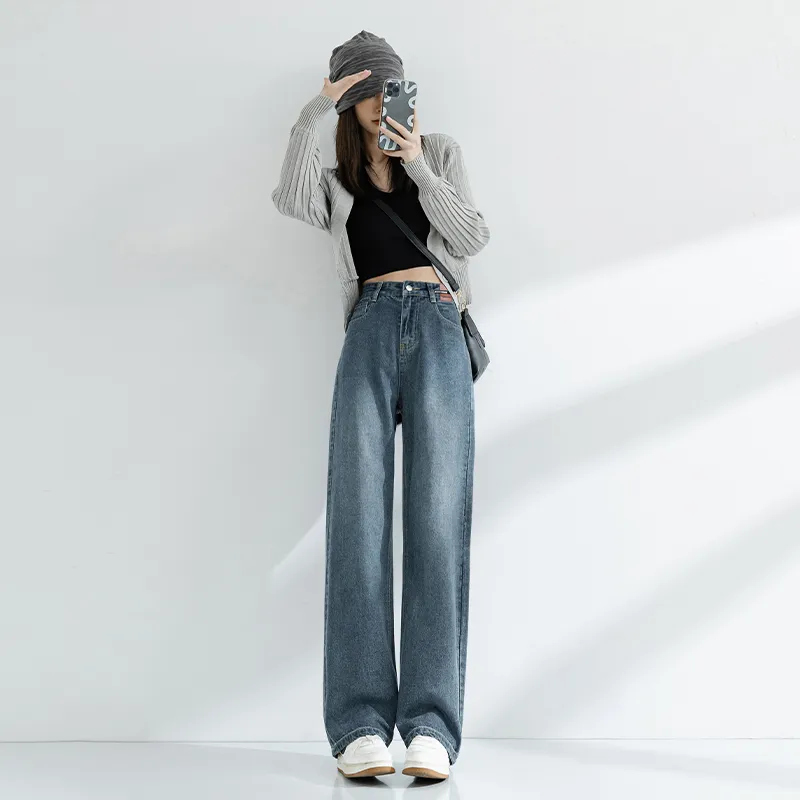 Ordifen Jeans Women's Vintage Blue-3