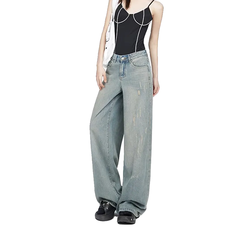 Ordifen Jeans Women's Light Blue-2