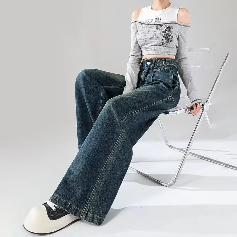Ordifen Jeans Women's Vintage Blue-6