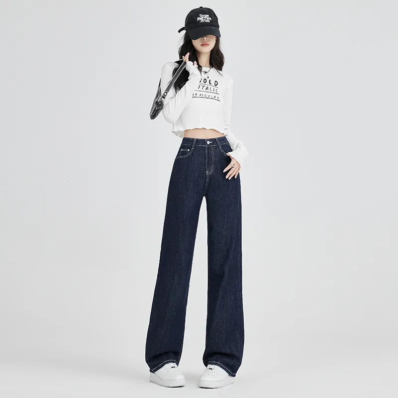 Ordifen Jeans Women's Dark Blue-3
