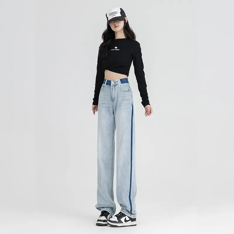 Ordifen Jeans Women's Light Blue-2