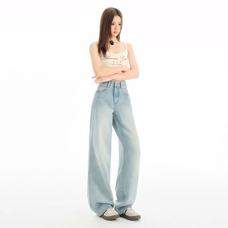 Ordifen Jeans Women's Light Blue-4
