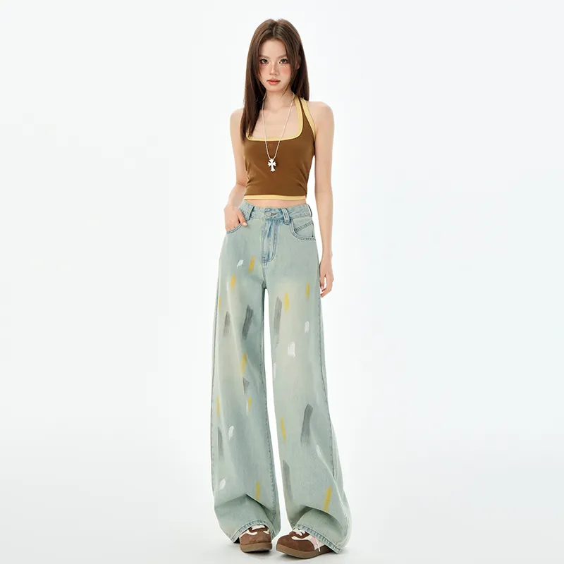 Ordifen Jeans Women's Elegant Green-4