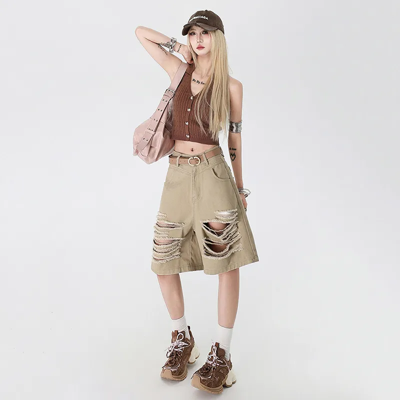 Ordifen Denim Shorts Women's-10