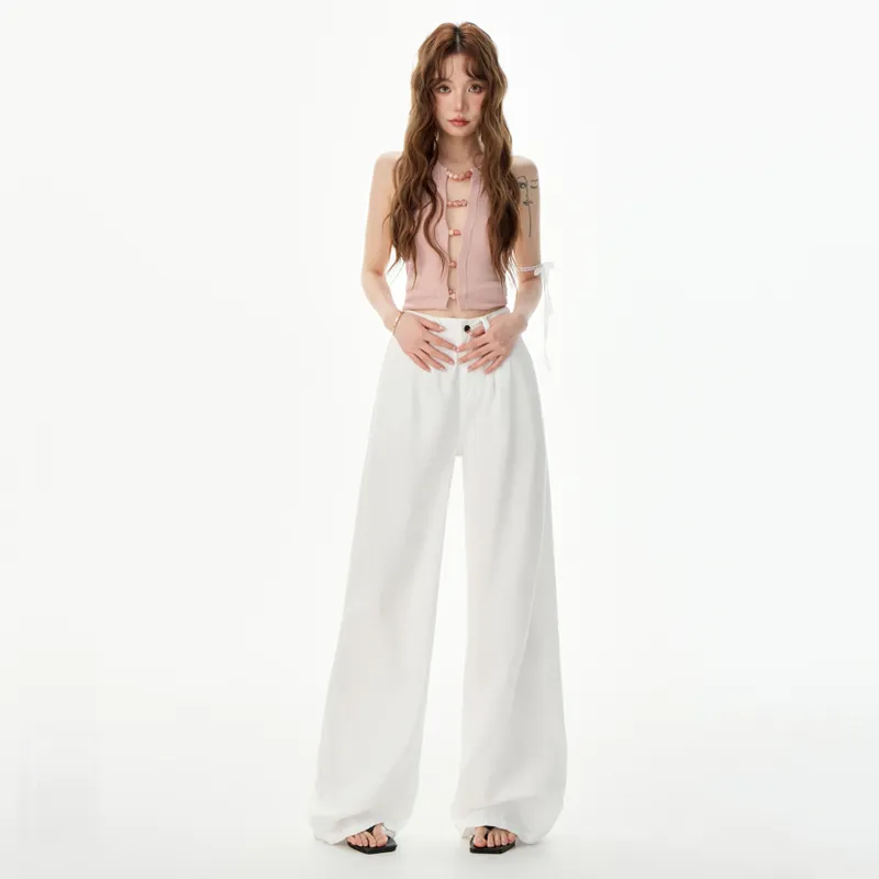 Ordifen Jeans Women's White-4