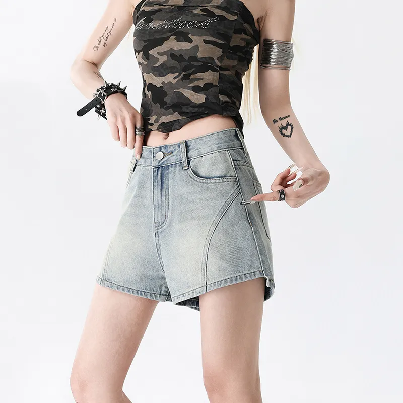 Ordifen Denim Shorts Women's-2