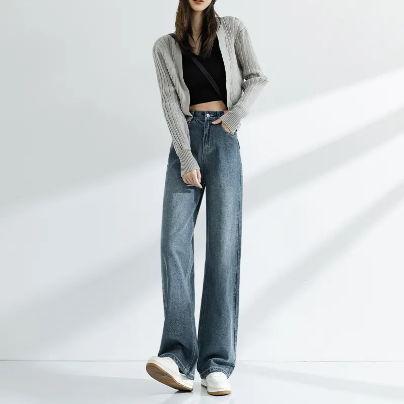 Ordifen Jeans Women's Vintage Blue-2