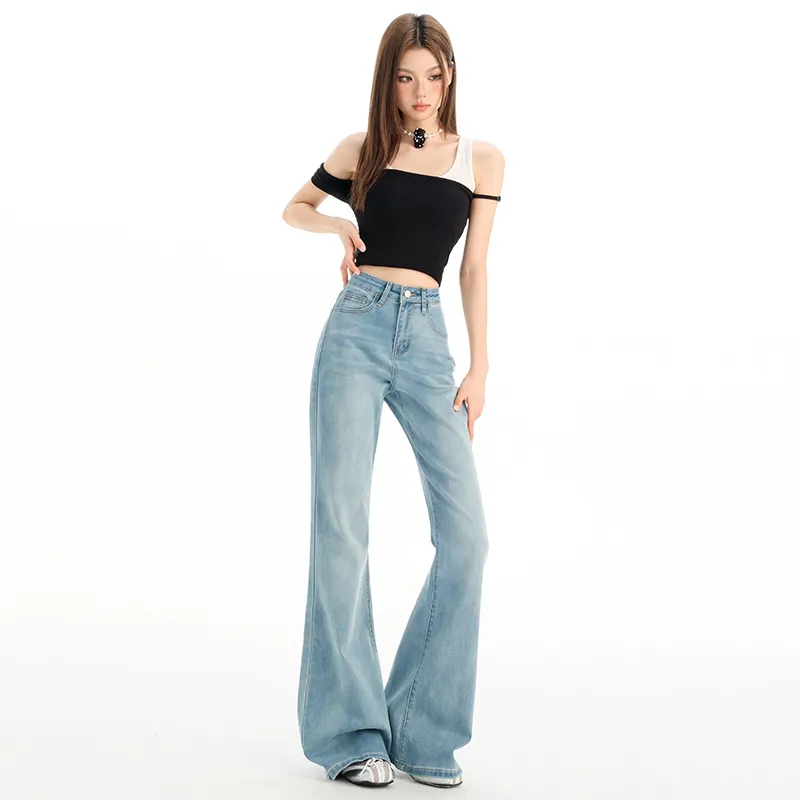Ordifen Jeans Women's Light Blue-4