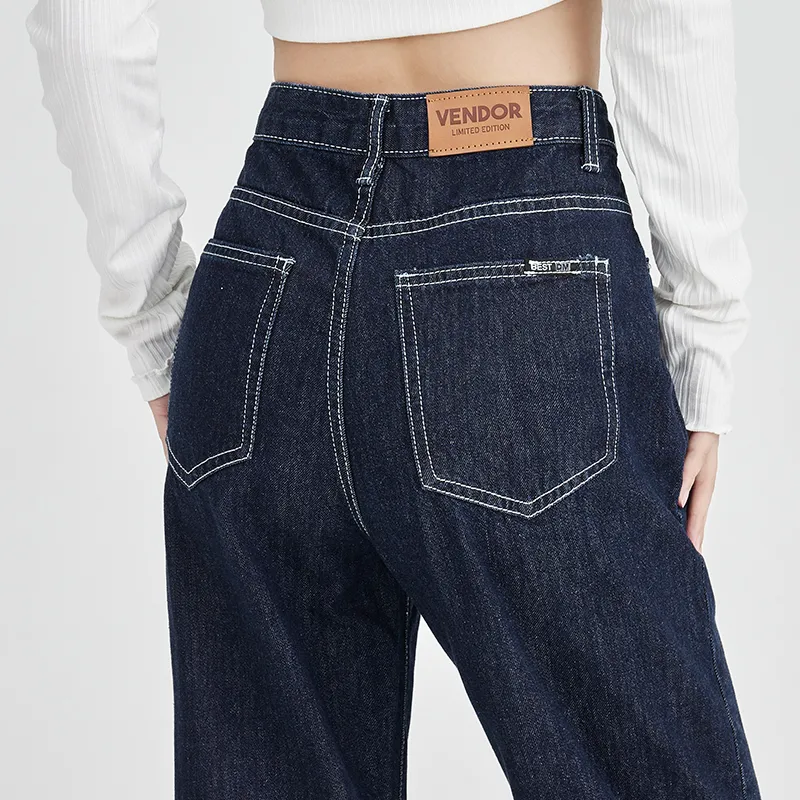 Ordifen Jeans Women's Dark Blue-1