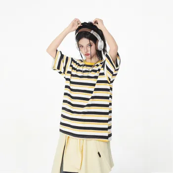 Ordifen Drop Shoulder Sleeve T Shirt Unisex