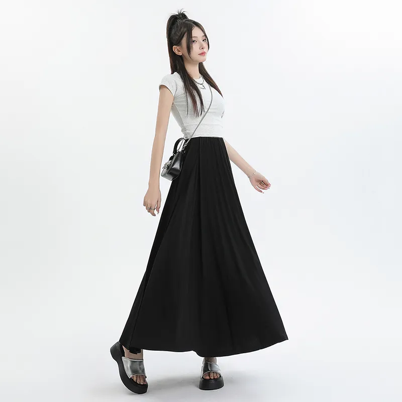 Ordifen Casual Long Skirt Women's-2