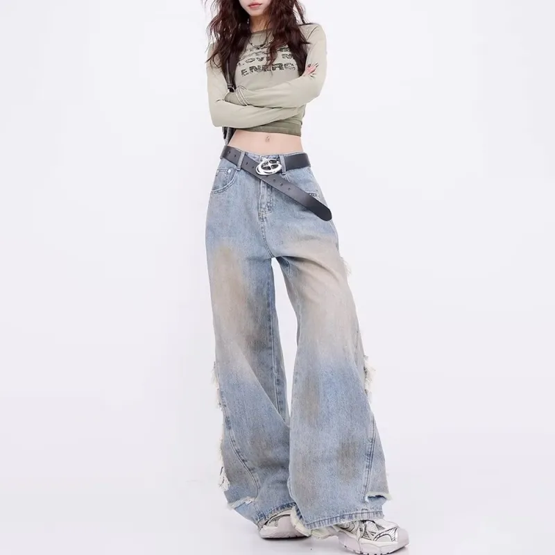 Ordifen Jeans Unisex Light Blue-3