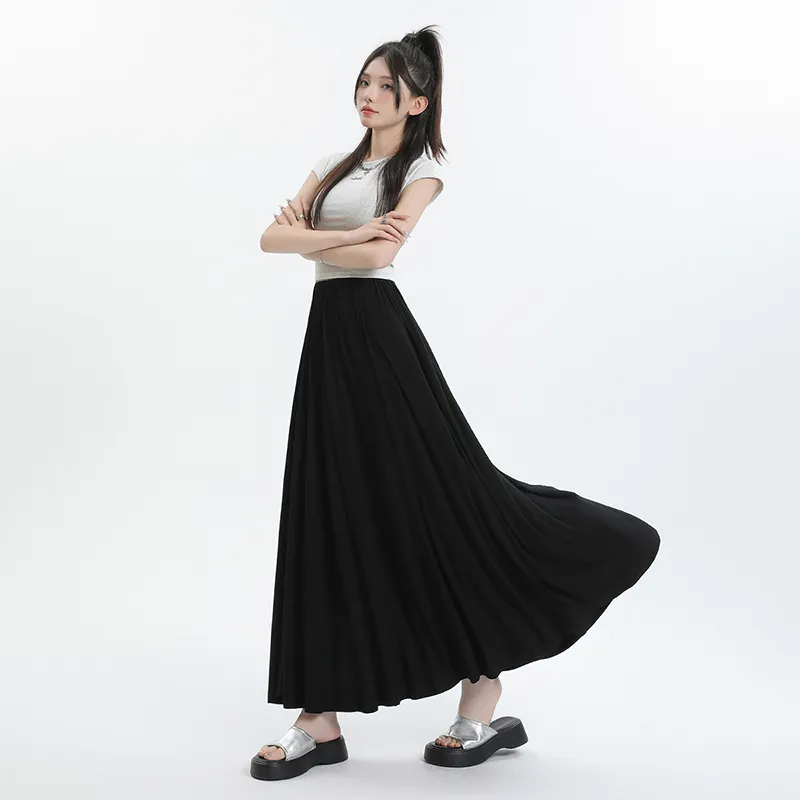 Ordifen Casual Long Skirt Women's-3