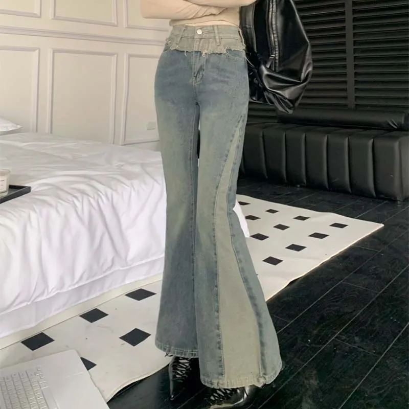 Ordifen Jeans Women's Vintage Blue-2