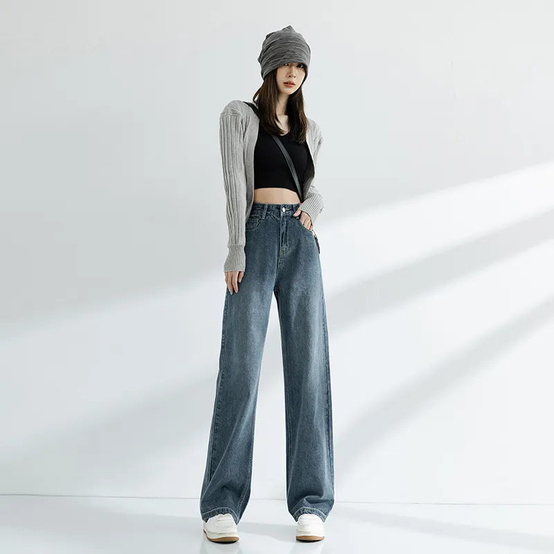 Ordifen Jeans Women's Vintage Blue-4