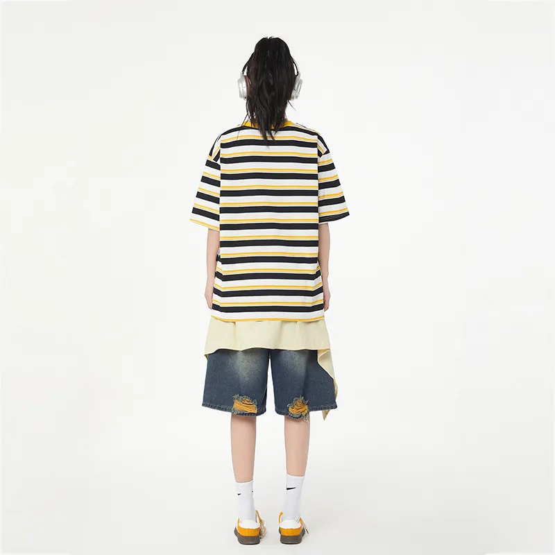 Ordifen Drop Shoulder Sleeve T Shirt Unisex-1