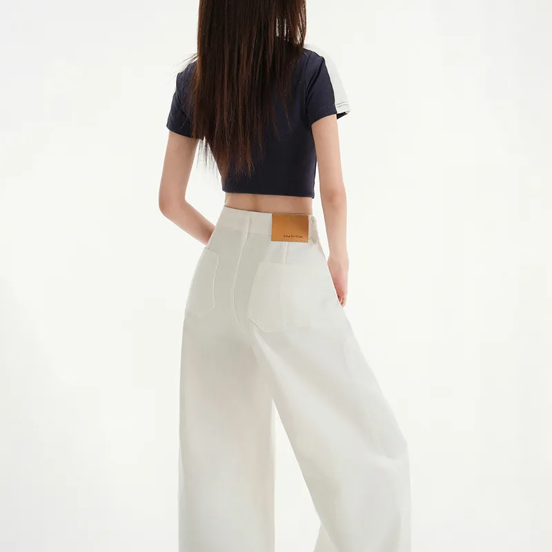 Ordifen Jeans Women's White-5