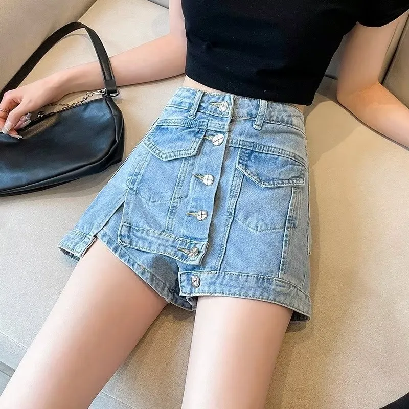 Ordifen Denim Shorts Women's-2