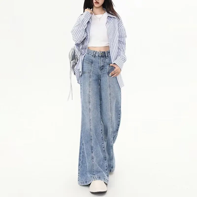 Ordifen Jeans Women's Light Blue-4