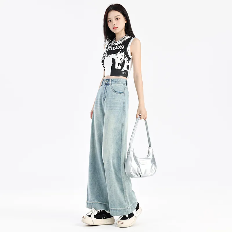 Ordifen Jeans Women's Light Blue-1