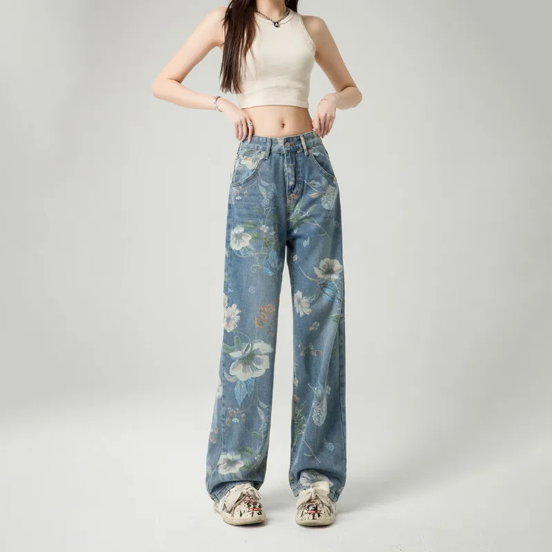 Ordifen Jeans Women's Blue-2