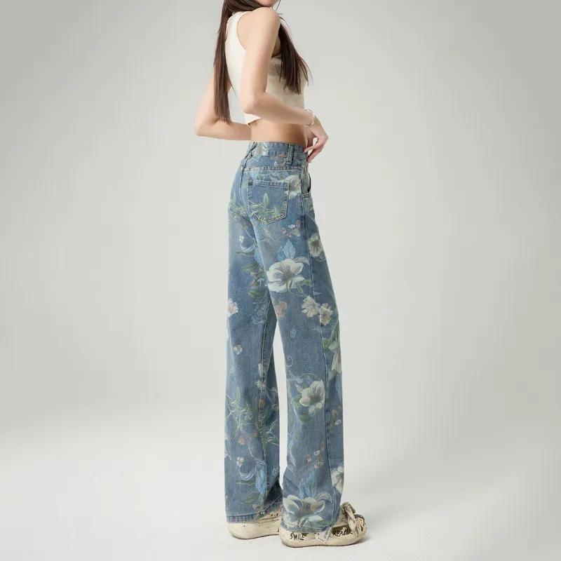 Ordifen Jeans Women's Blue-1