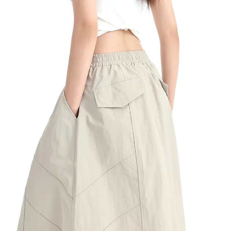 Ordifen Casual Long Skirt Women's-2