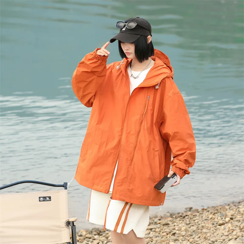 Ordifen Breathable Quick Dry Windproof Wear Resistant UV Protection Sun Protection Clothing Unisex-13