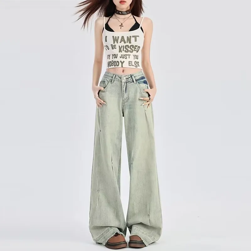 Ordifen Jeans Women's Light Blue-1