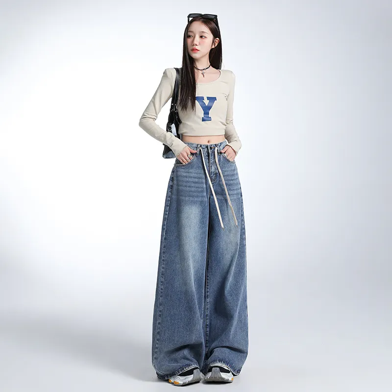 Ordifen Jeans Women's Dark Blue-2