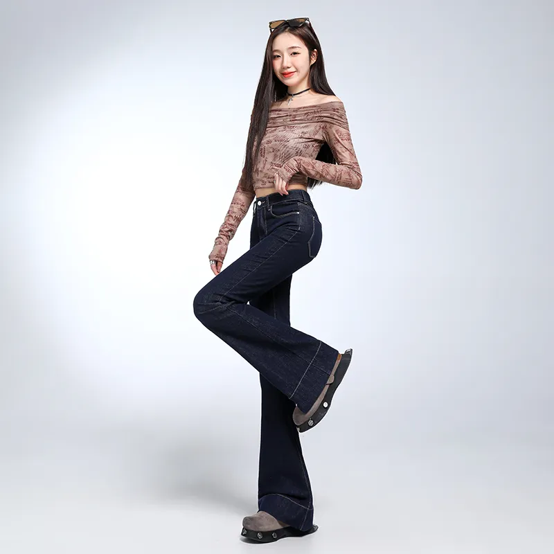 Ordifen Jeans Women's Denim Blue-4