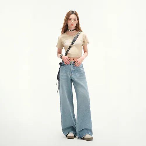 Ordifen Jeans Women's Turkish Blue