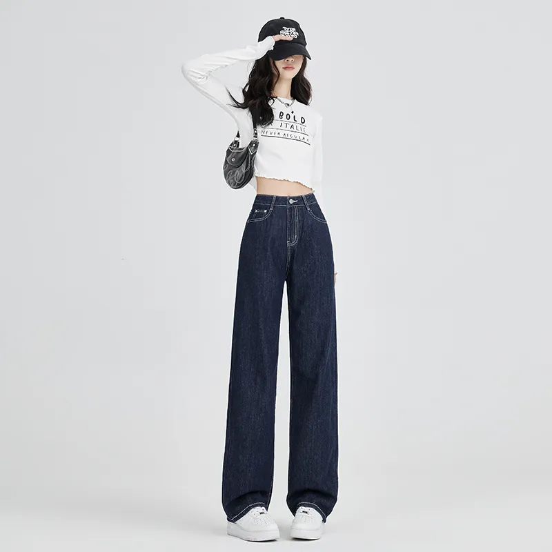 Ordifen Jeans Women's Dark Blue-2