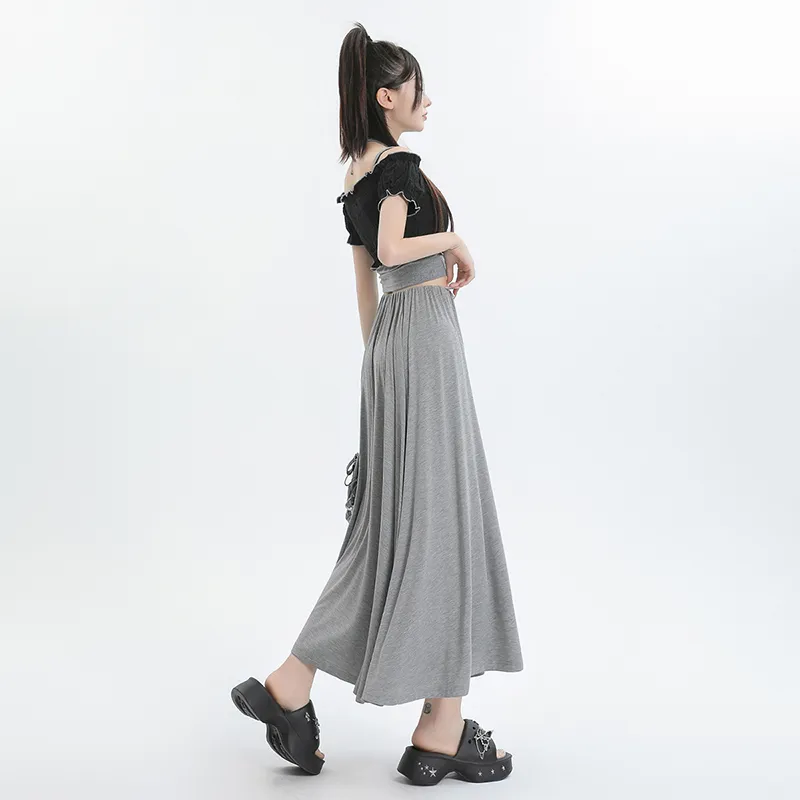 Ordifen Casual Long Skirt Women's-6