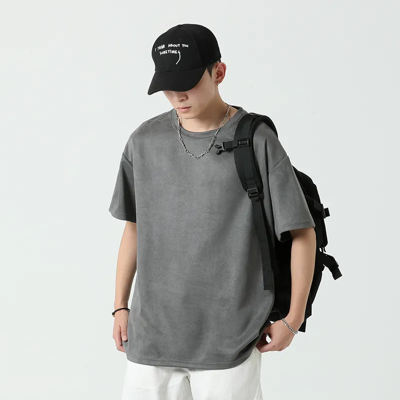 Ordifen Drop Shoulder Sleeve T Shirt Unisex-23