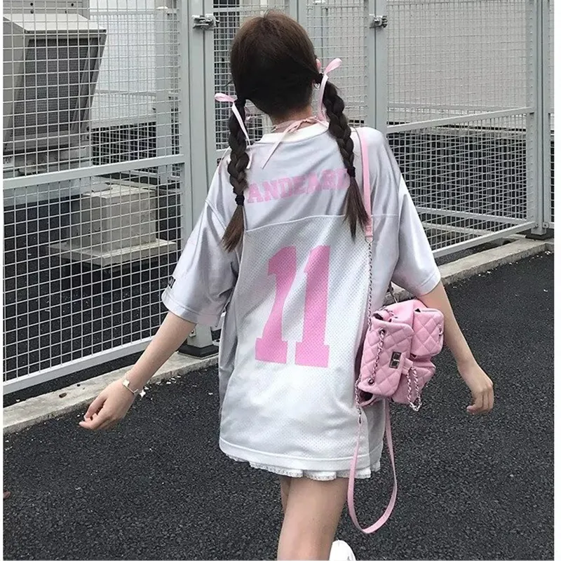 Ordifen Drop Shoulder Sleeve T Shirt Women's-6